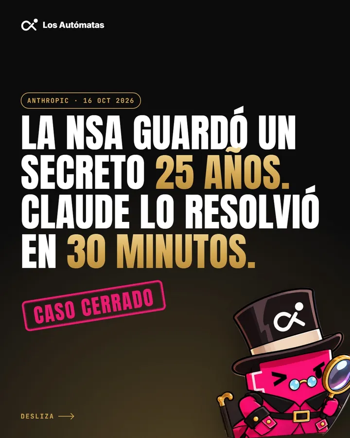 Carrusel: la NSA guardó un secreto 25 años, Claude lo resolvió